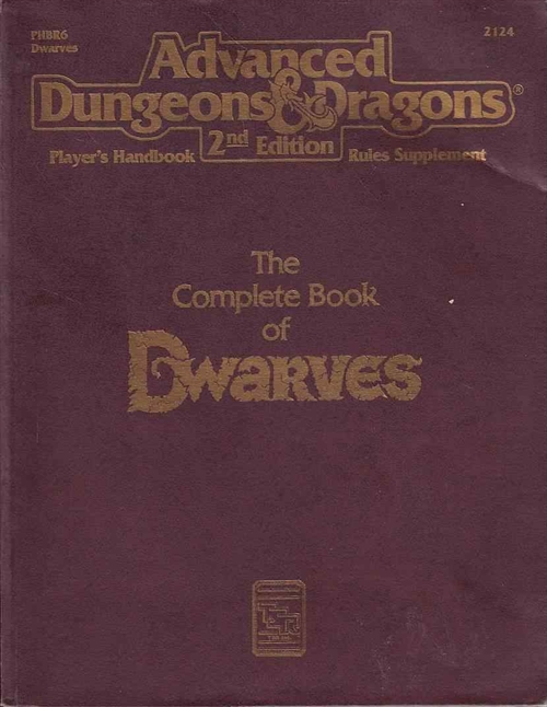 AD&D 2nd - The Complete Book of Dwarves (B Grade) (Genbrug)